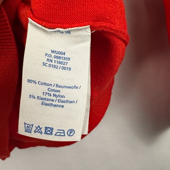 Boden Women's Red Cardigan Button Front Sweater Preppy with front pockets size 6 - Picture 4 of 4